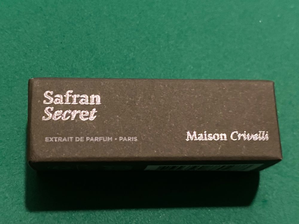 1,5 ml Maison Crivelli Safran Secret Probe (Neu und originalverpackt ...