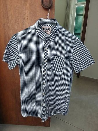 Camicia maniche corte a quadretti - Taglia S