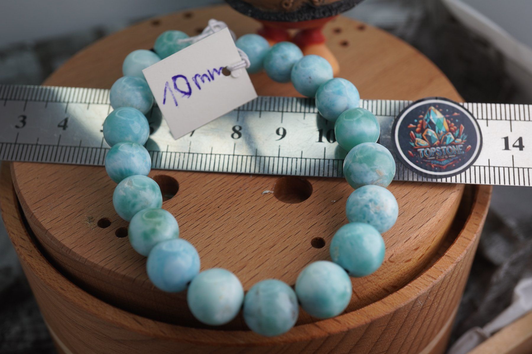 Minéraux & Lithothérapie: Larimar    Top   Armband Kugel 10mm Topstone – Neuf avec emballage d'origine à Eschenbach SG par topstone 1