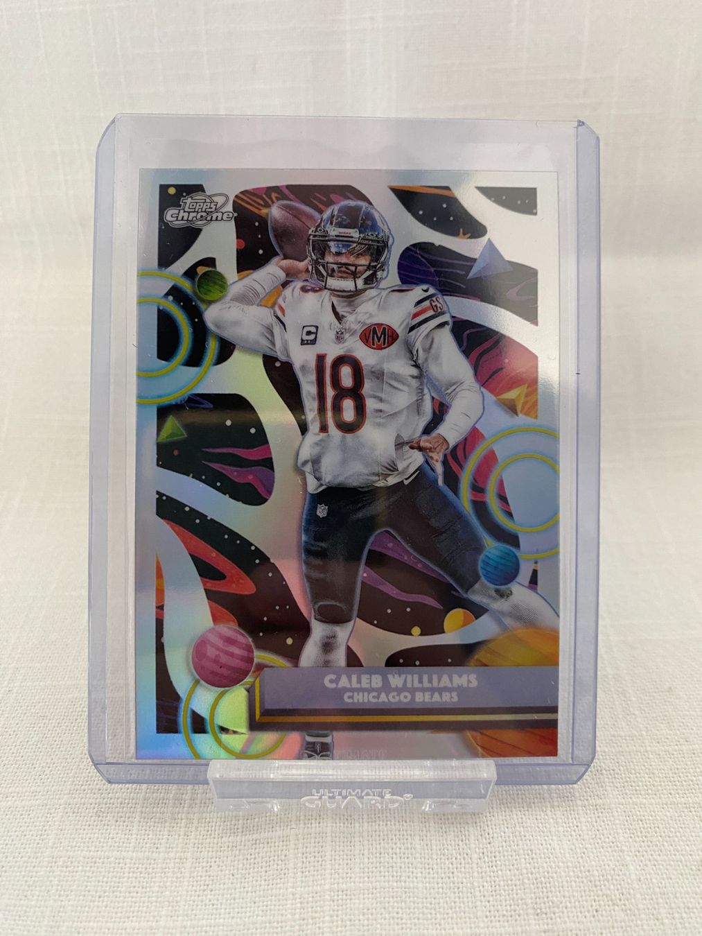 Topps Carte collezionabili: 2025 Topps Cosmic NFL Caleb Williams Refractor Chicago Bears – Nuovo (secondo la descrizione) da Rottenschwil venduto da Sigma_Freud