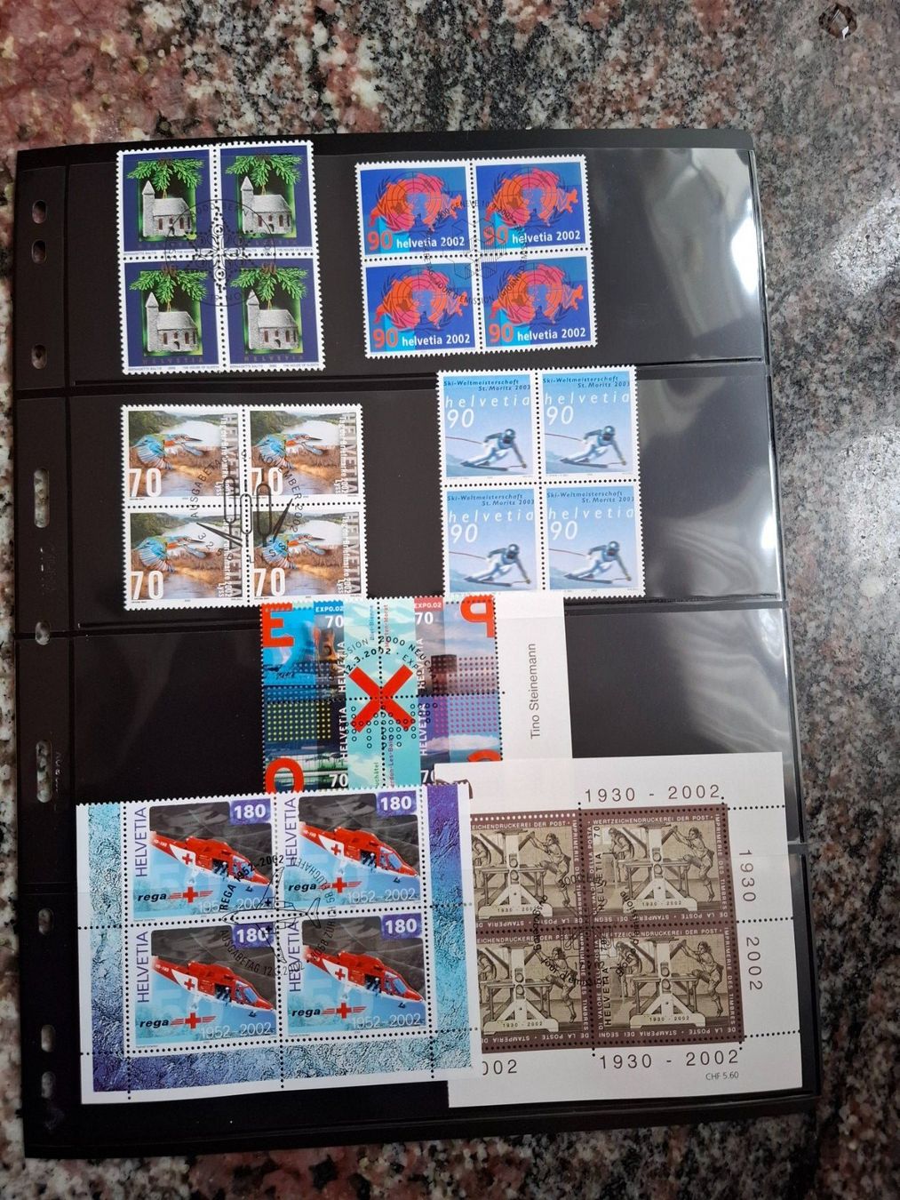 Tutti i francobolli: Briefmarken 4er Block 2002 gestempelt – Usato da Marthalen venduto da Loewe59 1