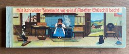 Antikes Fasnachts-Kinderbüchlein "Fasenacht-Chüechli" 1949