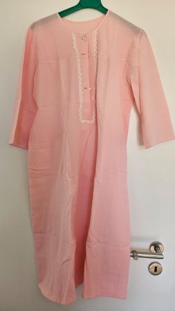 Camicia da notte rosa sintetica tg.M