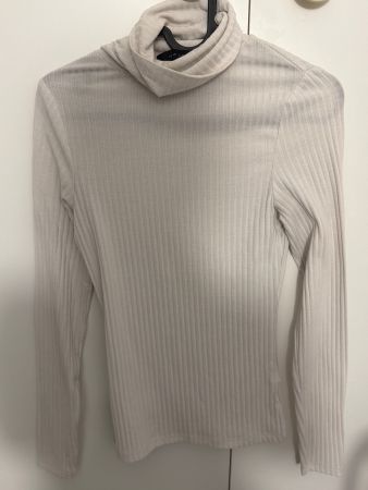 Rollkragenshirt New Look, beige, Gr. S