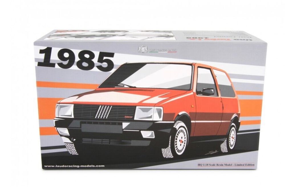 Fiat Uno Turbo 1985 1:18 Blanc Brillant Modèle