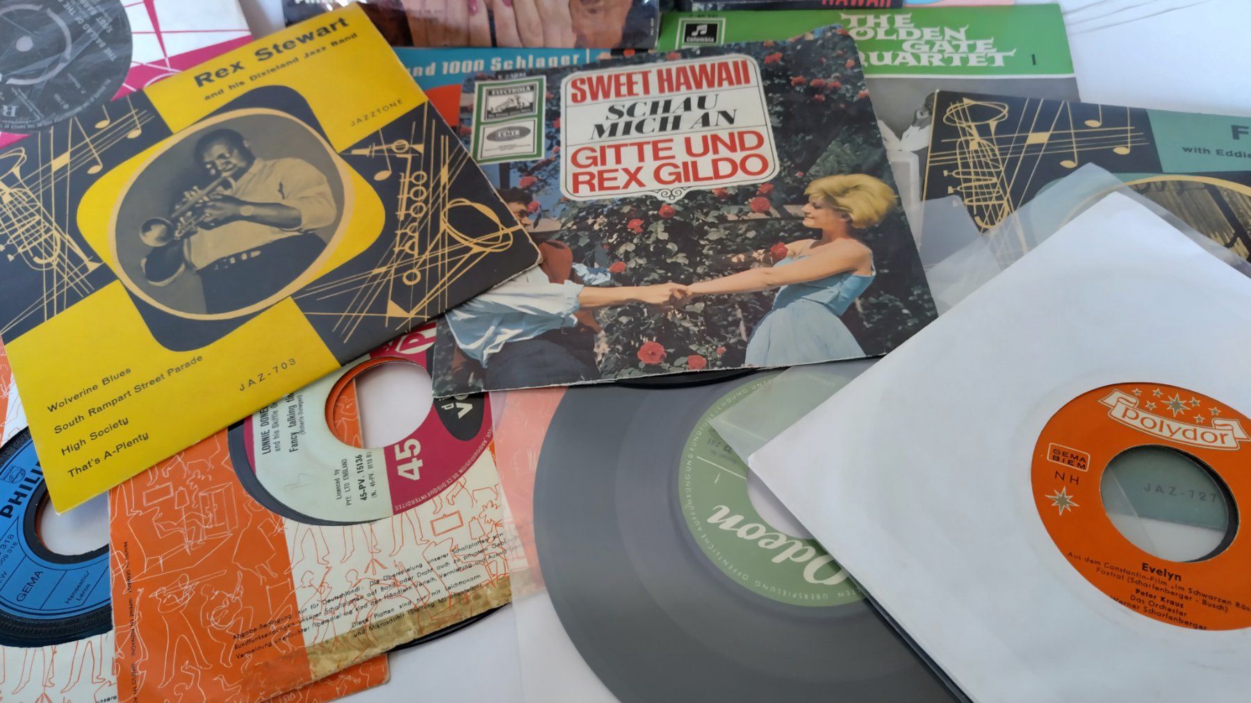 Dischi in vinile: Singles Sammlung, 28 Stück, bunt gemischt ab 1.- – Usato da Bellach venduto da JingleJerry 4