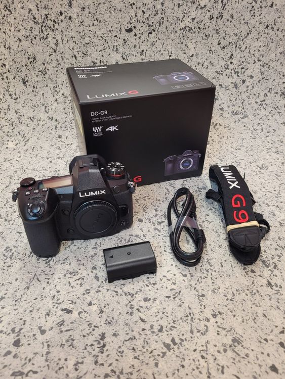 DSTE Battery Grip DMW-BGG9 Per Panasonic Lumix G9, Verticale, Compatibile Con Batteria DMW-BLF19