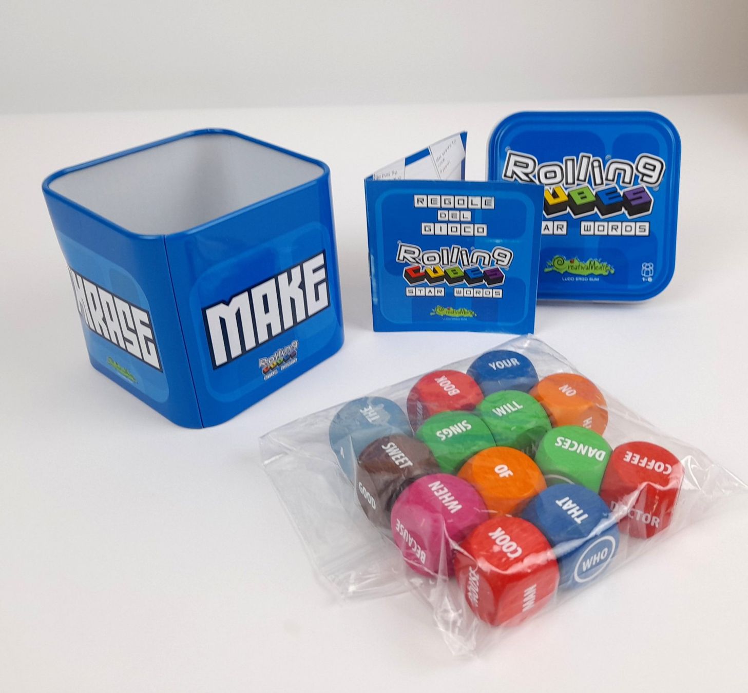 Giochi: CREATIVAMENTE Rolling Cubes Star Words – Nuovo (secondo la descrizione) da Liebefeld venduto da Restwert_Liebefeld