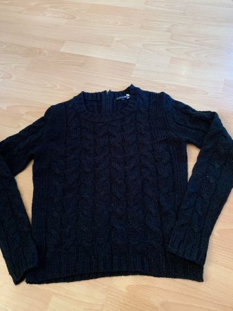 Joli pull chaud noir Chicorée taille L