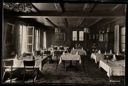 AK Gutenburg, Restaurant, Innenansicht vom Speisesaal