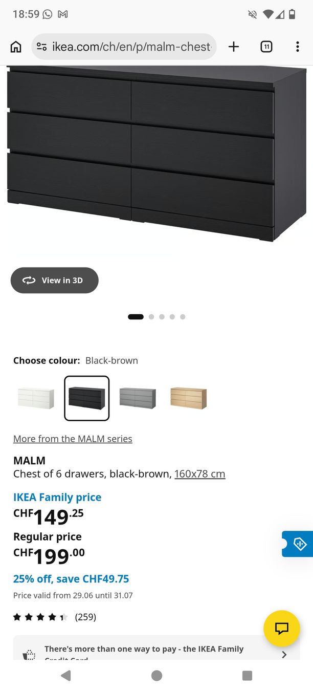 Cassettiere: Ikea drawer malm  – Usato da St. Gallen venduto da roo_s2ms 5