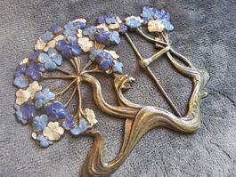 Originale Art Nouveau Jugendstil Gürtelschnalle ca 1890