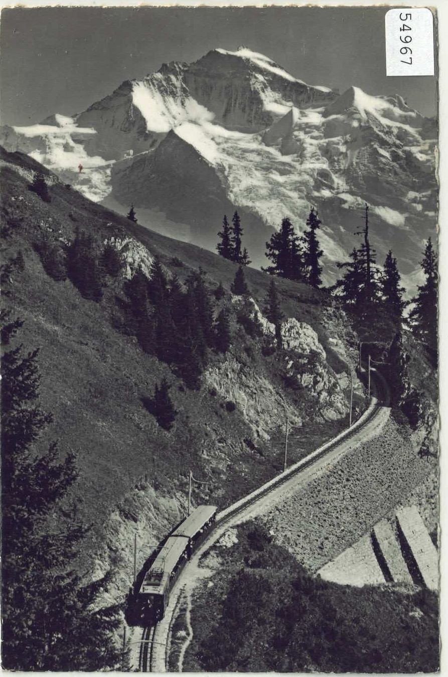 Cartoline postali: Schynige Platte-Bahn - Photo: E. Gyger – Usato da Ettingen venduto da Kartenplanet