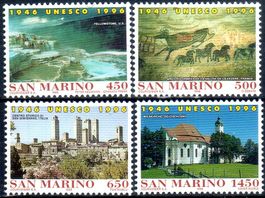 **POSTFRISCH** SAN MARINO UNESCO GESCHICHTE ECC. 1997 - 2A22