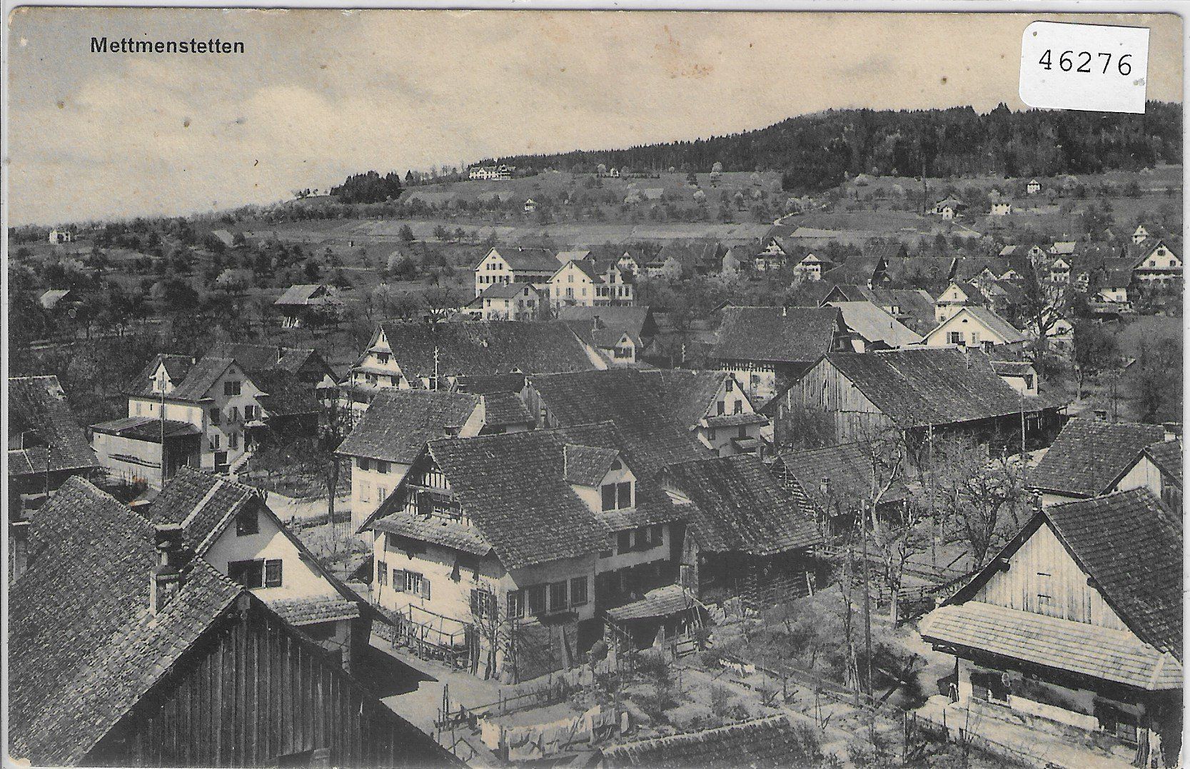 Cartoline postali: Mettmenstetten - Dorfpartei – Usato da Ettingen venduto da Kartenplanet