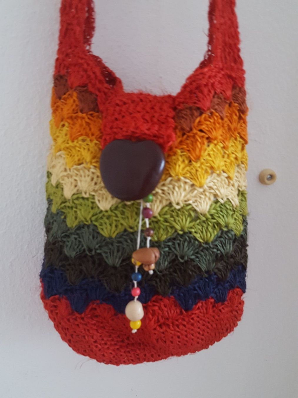 Taschen für Damen: Regenbogen Tasche aus Naturfasern – Neu (gemäss Beschreibung) aus Greifensee von Foxglove 1
