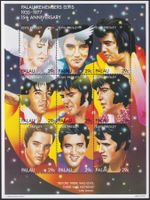 1935-1977, Zierbogen ELIVIS PRESLEY aus Palau **.