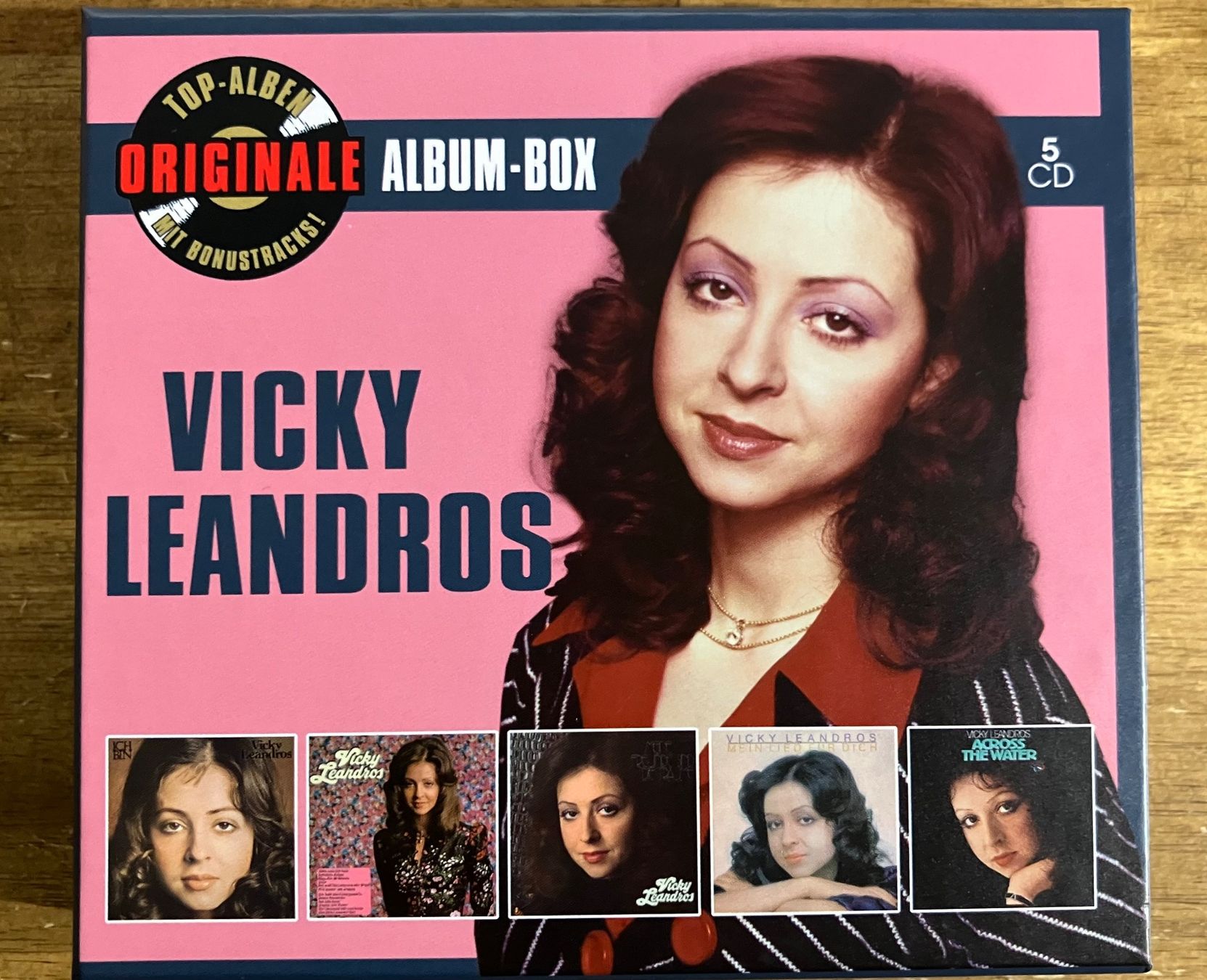 CD: VICKY LEANDROS ORIGINALE Alben 5CD BOX – Nuovo (secondo la descrizione) da Belp venduto da B7L0