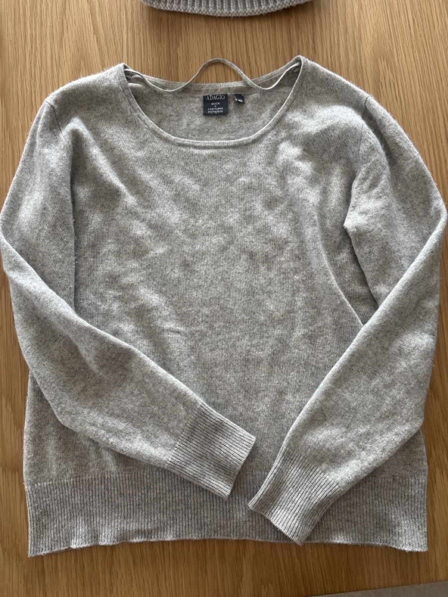 Maglioni & Felpe: Kaschmir Seide Pullover Adagio grau 34- 36 – Usato da Zürich venduto da car_9sdb