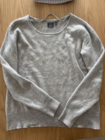 Kaschmir Seide Pullover Adagio grau 34- 36