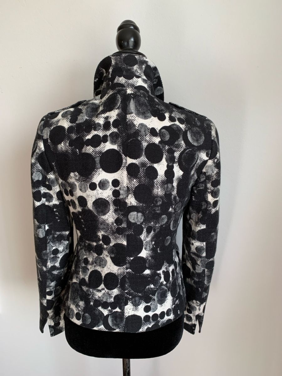 Akris Giacche: AKRIS: Lässiger schwarz/weiss gemusterter Blazer, 36 – Usato da Luzern venduto da paulablue 3