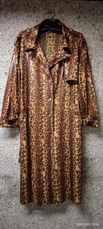 Leoparden Mantel, extravagant Haute Couture Gr M/L.