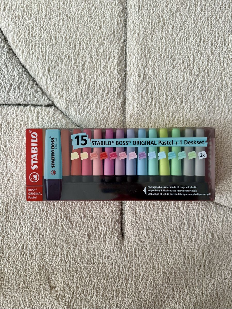 Stabilo Stylos & Marker: Stabilo Boss Original Pastel Set - 15 Highlighters – Neuf (Voir description) à Zürich par kru_8dtk