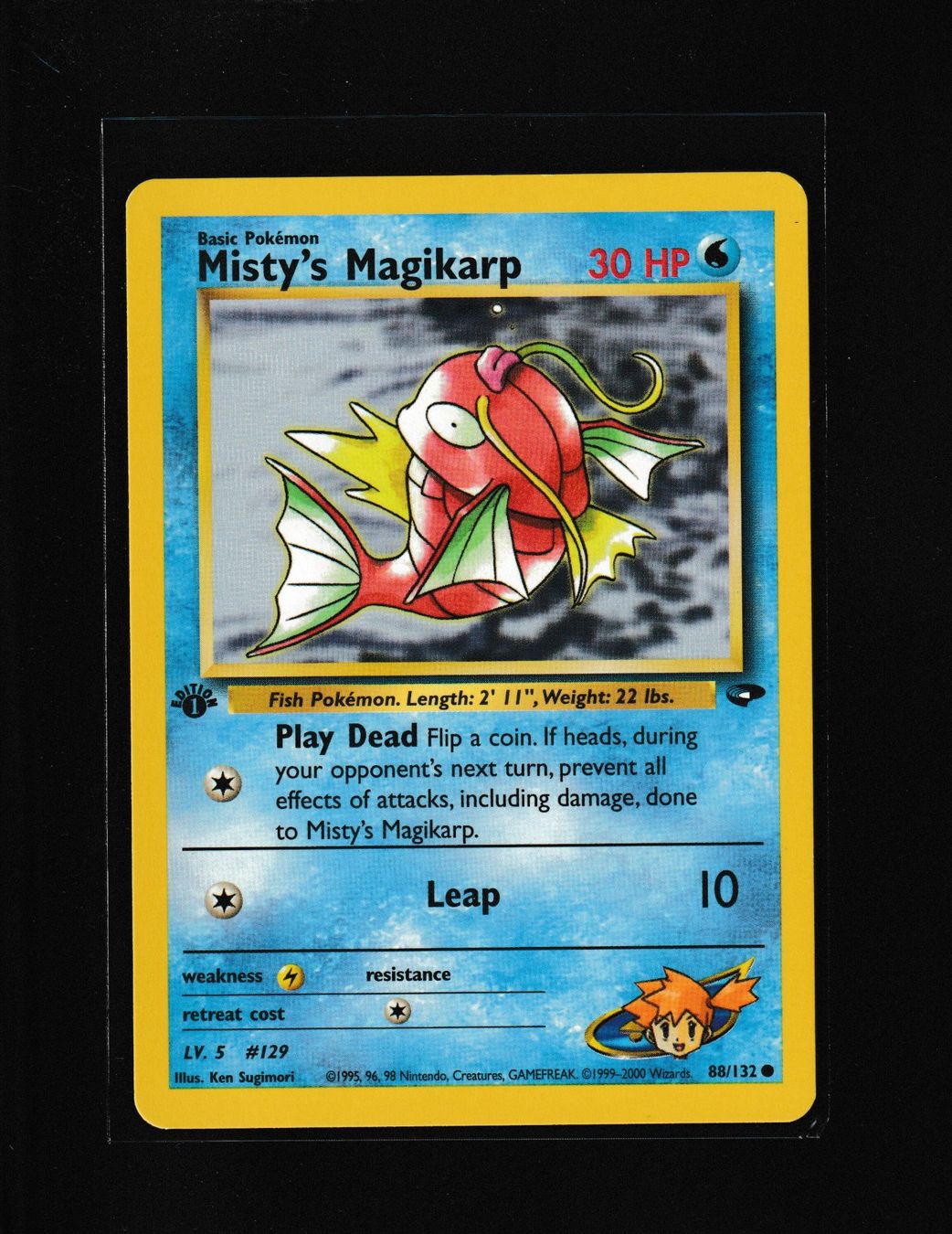 Pokémon Carte collezionabili: Misty's Magikarp - 1st edition Gym Challenge – Usato da Giubiasco venduto da rude01