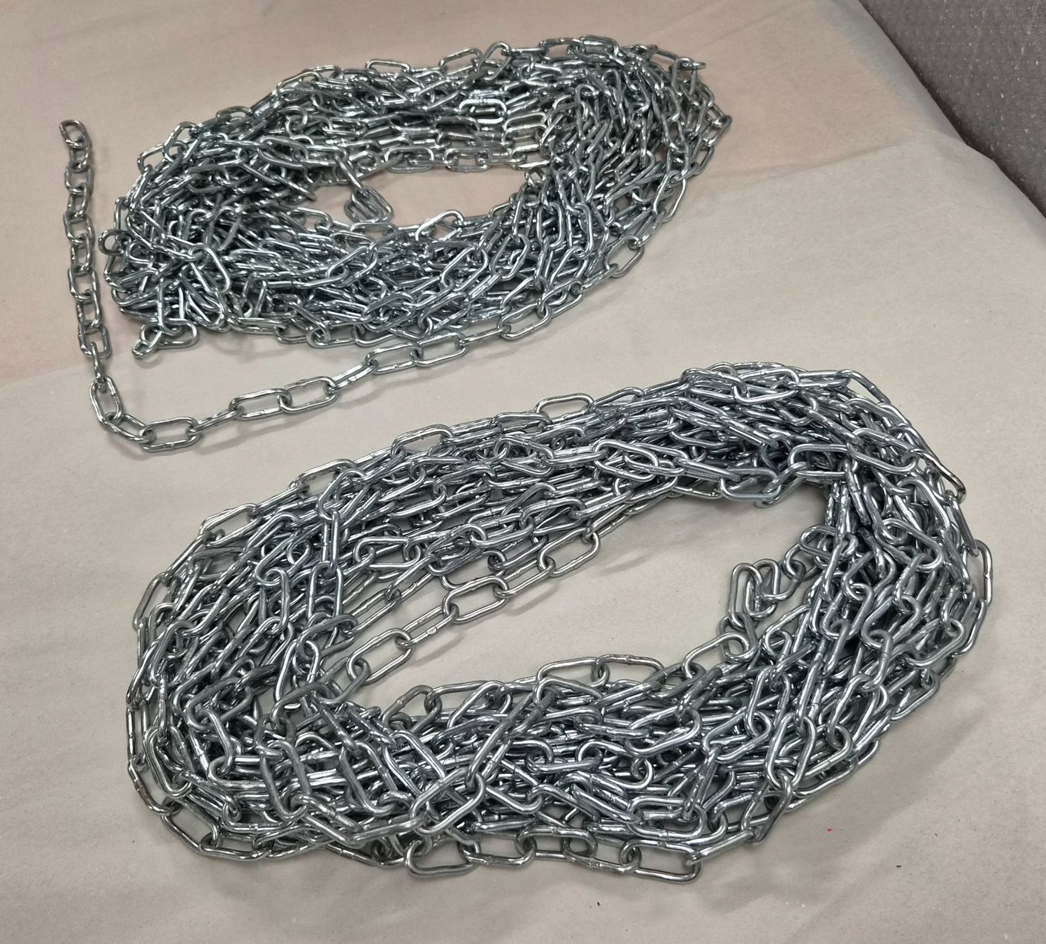 Catenine: Gliederkette 2 x 12.5 Meter lang – Nuovo e nell'imballaggio originale da Steinhausen venduto da Z72 1