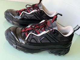 BURBERRY Arthur All Black Cap Toe Low Top Sneakers 42