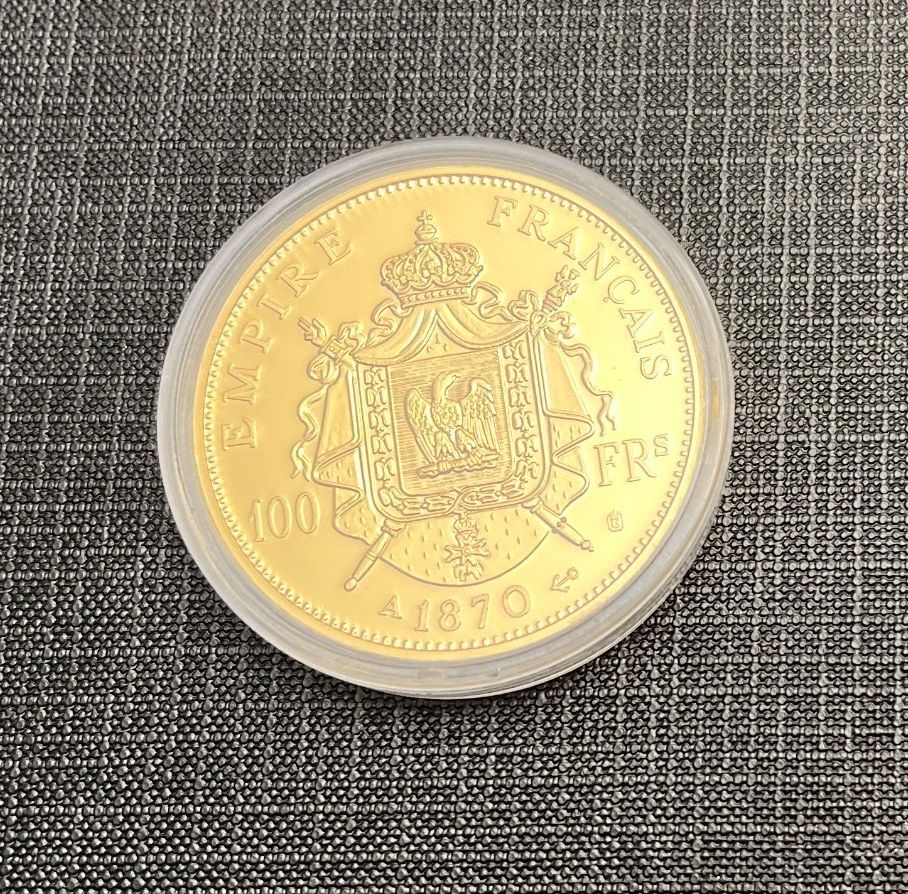 Alle Münzen: 100 Francs 1870 Nummer: 02886 von 9999 – Gebraucht aus Emmenbrücke von inf_9dkq