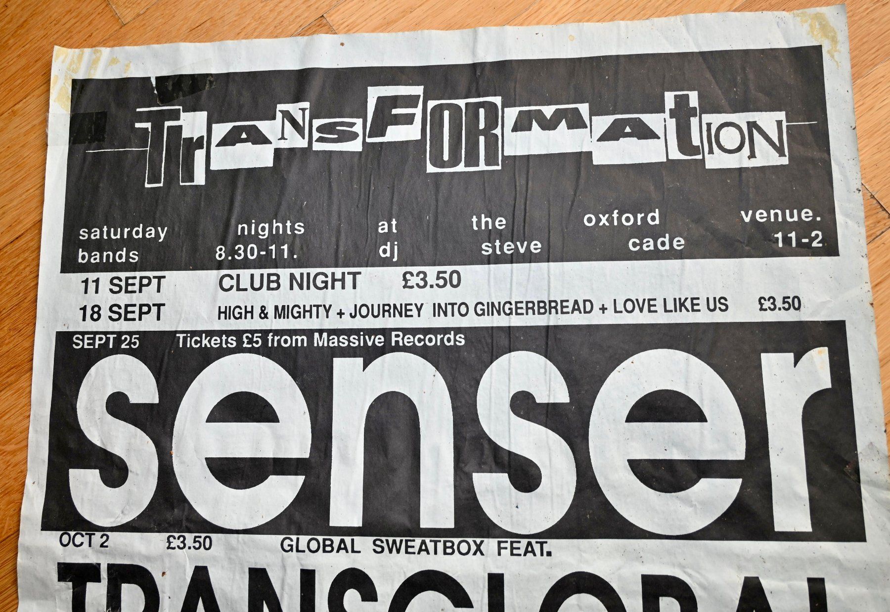 Dischi in vinile: Original 90er K-Plakat SENSER Transglobal Underground TRANSF – Usato da Pfaffhausen venduto da mono_rec 1