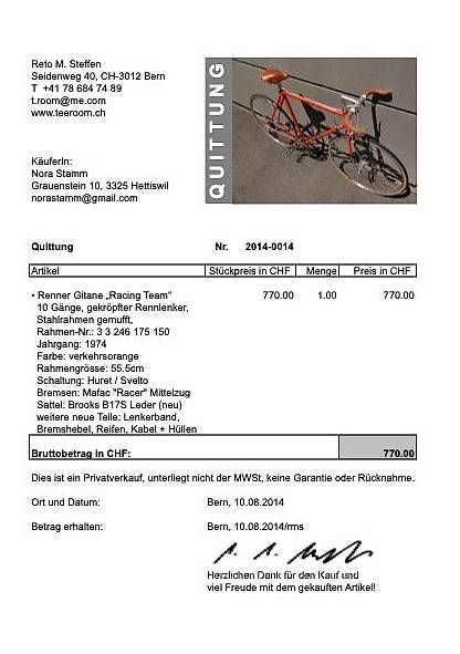 Biciclette: Vintage Rennvelo – Usato da Bern venduto da nor_zmh9 4