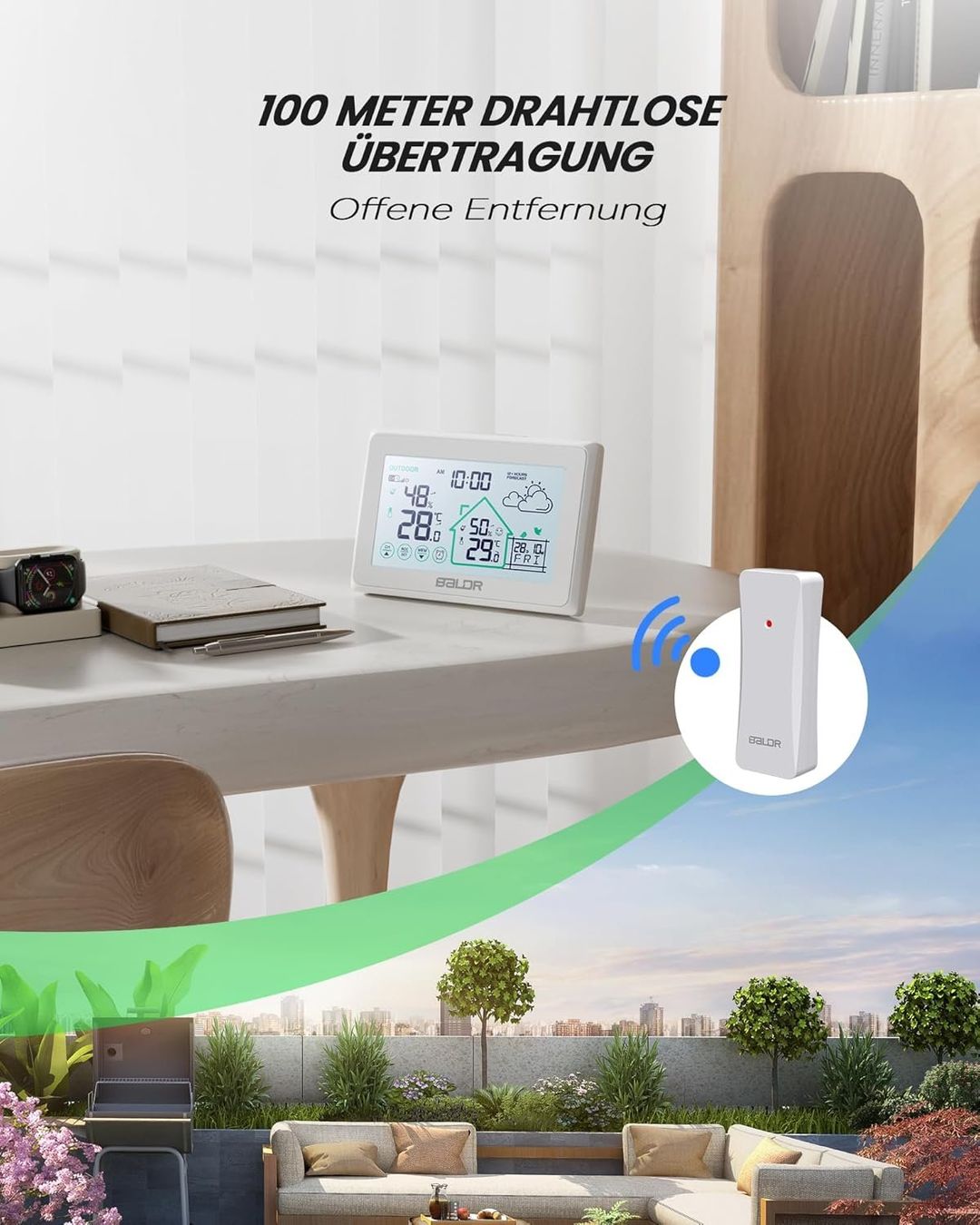 Altro per la casa: Wetterstation Funk mit Außensensor – Nuovo e nell'imballaggio originale da Nuglar venduto da SaleRitter 6