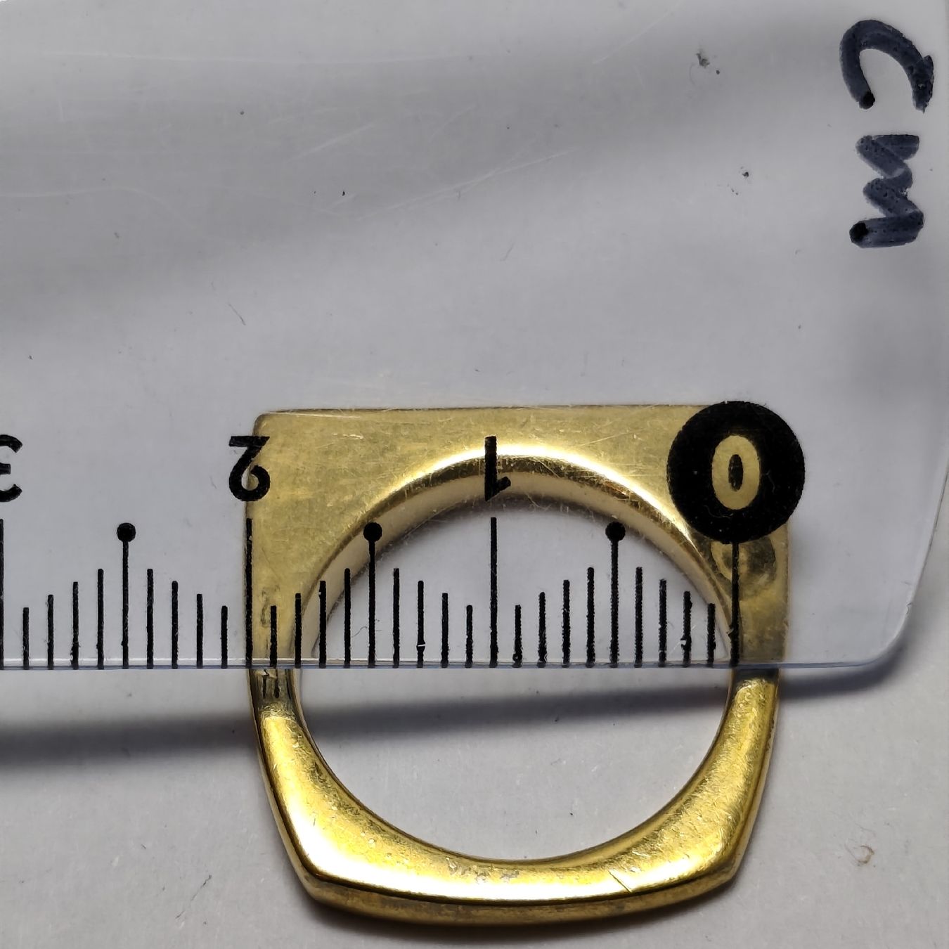 Ringe: Minimalistischer geometrischer Ring Gold plated #B5 – Gebraucht aus Châtelaine von Tropic.Watch2 4