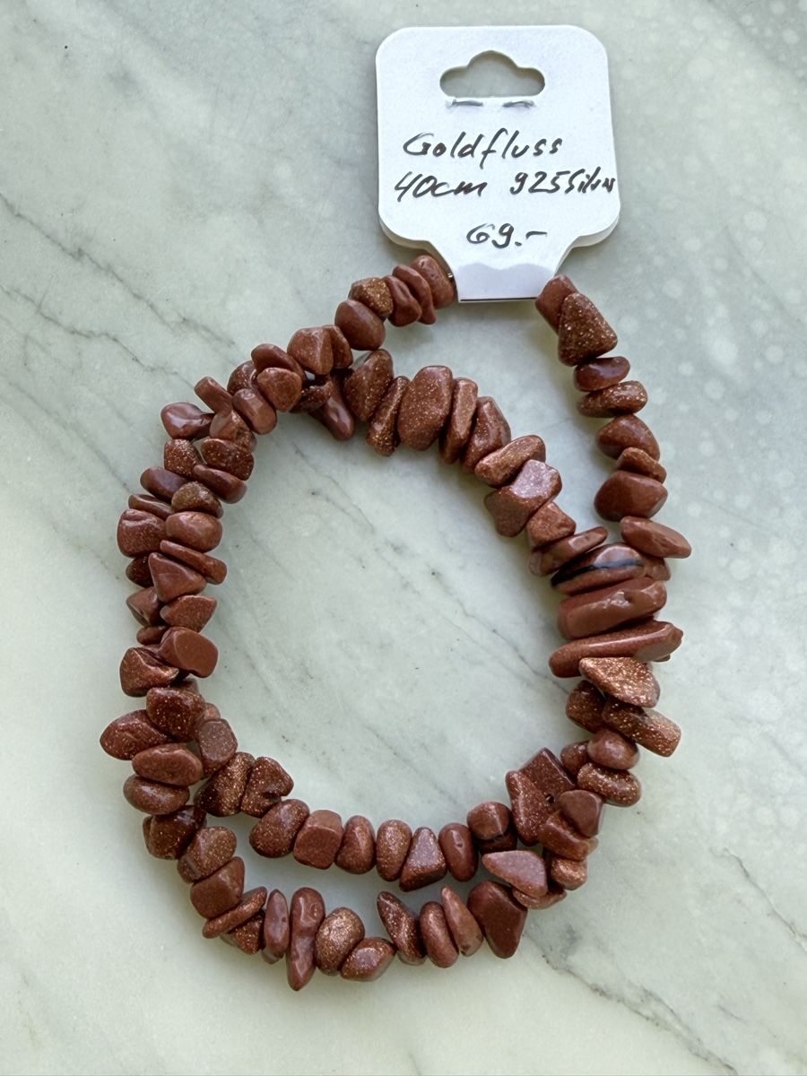 Catenine:     Goldfluss Edelsteinkette 40 cm | Edelring – Nuovo e nell'imballaggio originale da Thun venduto da Lichtwald 2