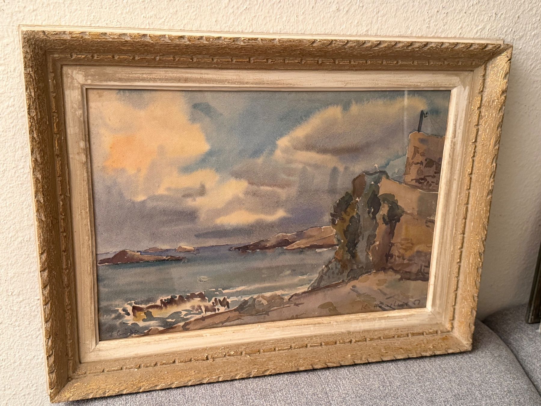 Gemälde: K. Hansler -  Original Gemälde – Gebraucht aus Basel von PAUL_ART 1