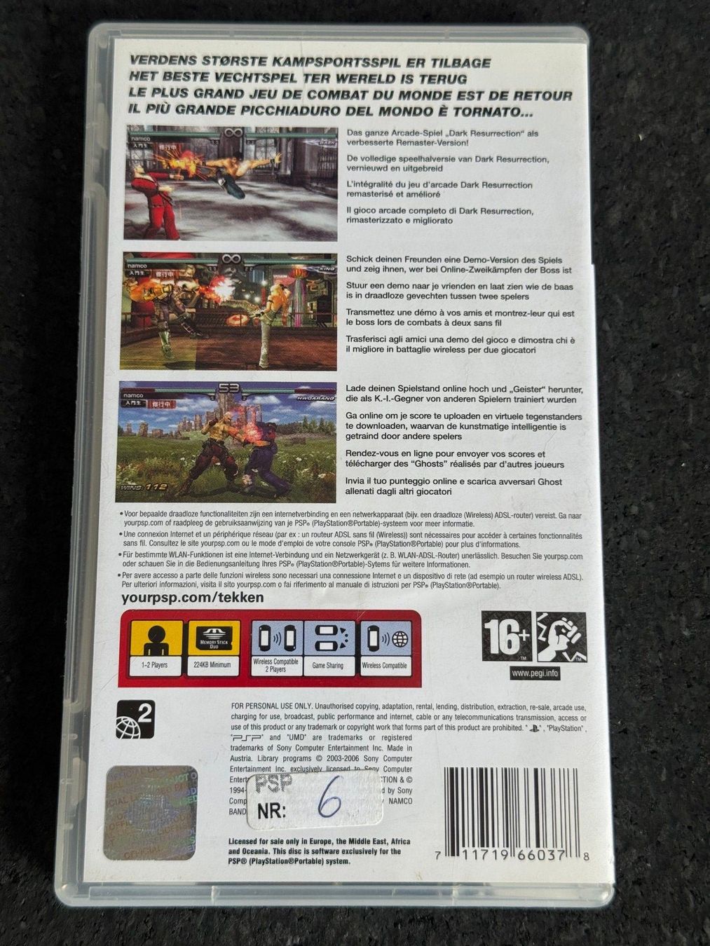 Sony Giochi: PSP Spiel Sony Tekken Dark Resurrection – Usato da Fribourg venduto da tschjoly 1