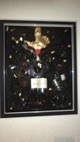 Oeuvre d'art Moët Chandon 3D cadre noir 50x40