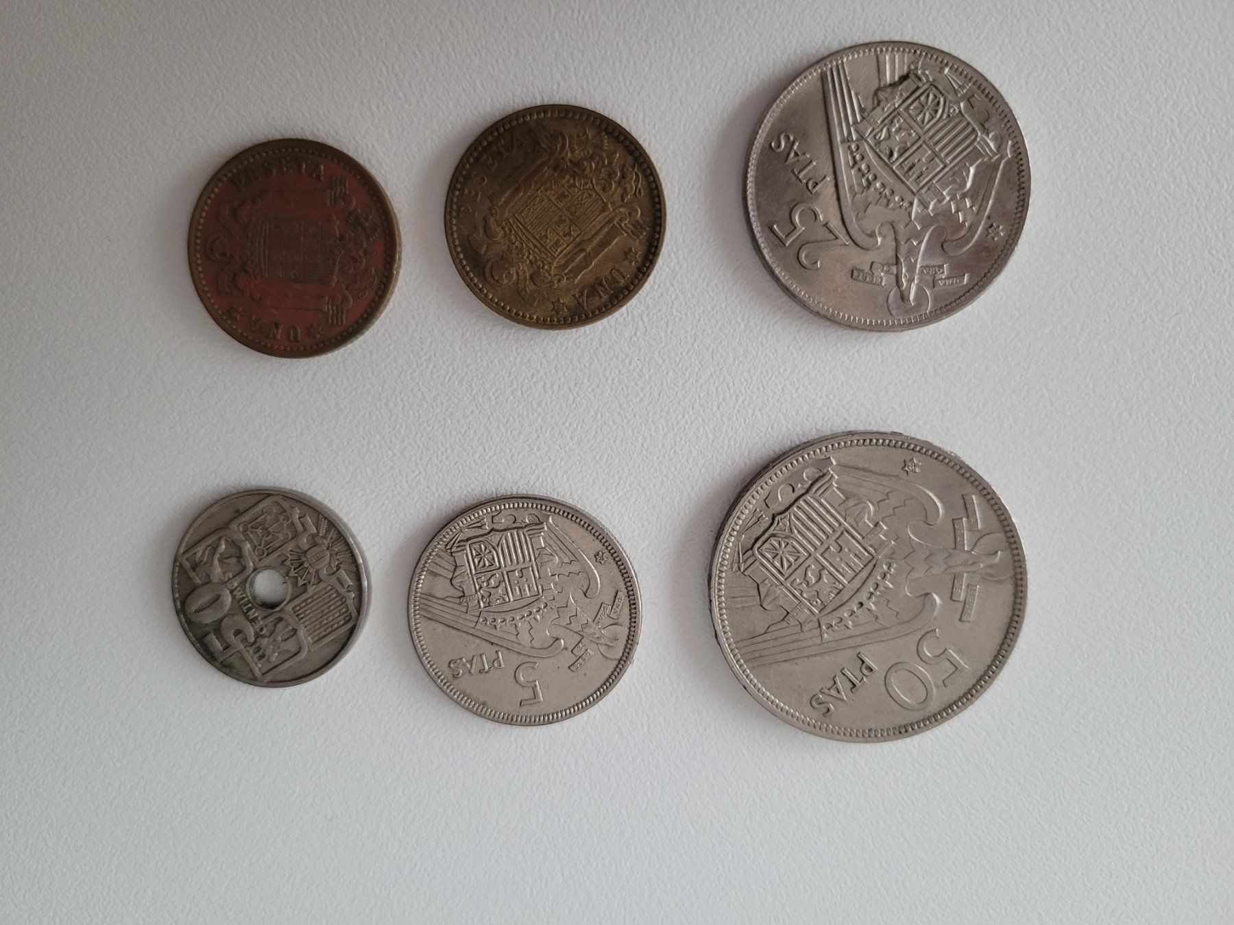 Tutti le monete: Spanien 1957-66 – Usato da Inwil venduto da Flower2325 1