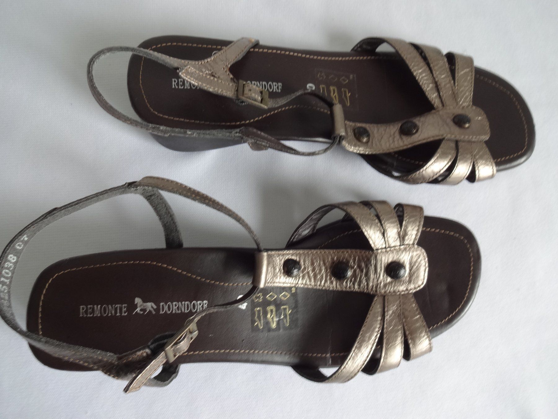 Scarpe da donna: ***REMONTE DORNORE*** Leder Sandalen Gr. 40 – Usato da Bronschhofen venduto da David80 1