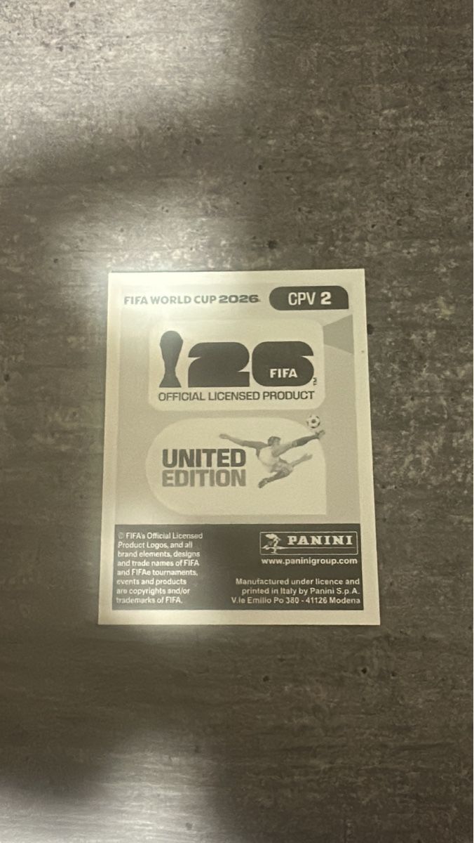 Panini Carte collezionabili: CPV 2 , FIFA WORLD CUP 2026 PANINI  – Nuovo (secondo la descrizione) da Frauenfeld venduto da 1PegPeg1 1