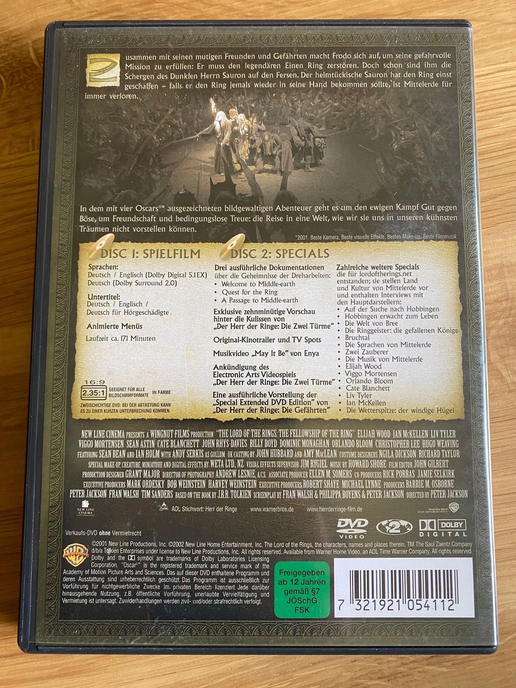 Tutti i DVDs: DVD HERR DER RINGE DE / EN – Usato da chiasso venduto da Wulli 1