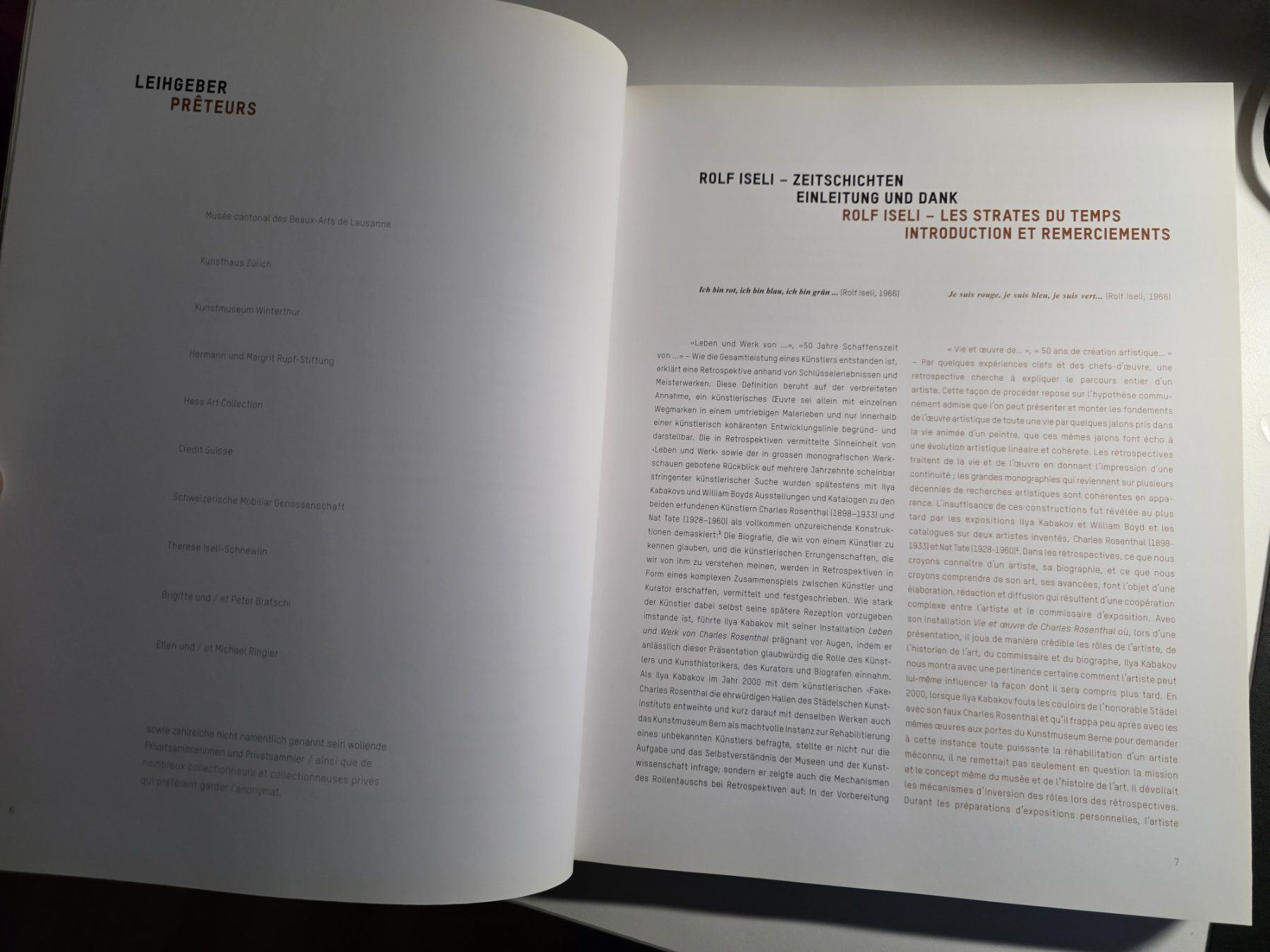 Libri: Rolf Iseli - Zeitschichten - Les Startes du Temps - 2009 – Nuovo (secondo la descrizione) da Walterswil BE venduto da Lonitti 3