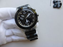 SWATCH IRONY DIAPHANE ALU - SCHWARZ  - WIE NEU - IN OV ETC