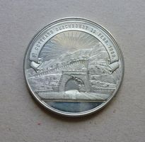 Zinn Medaille ++ Schw. Landesausstellung Zürich 1883