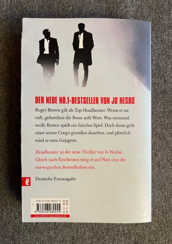 Libri: Jo Nesbo - Headhunter - Roman - Thriller - B189 – Usato da Küssnacht am Rigi venduto da Bookslove-Divers 1