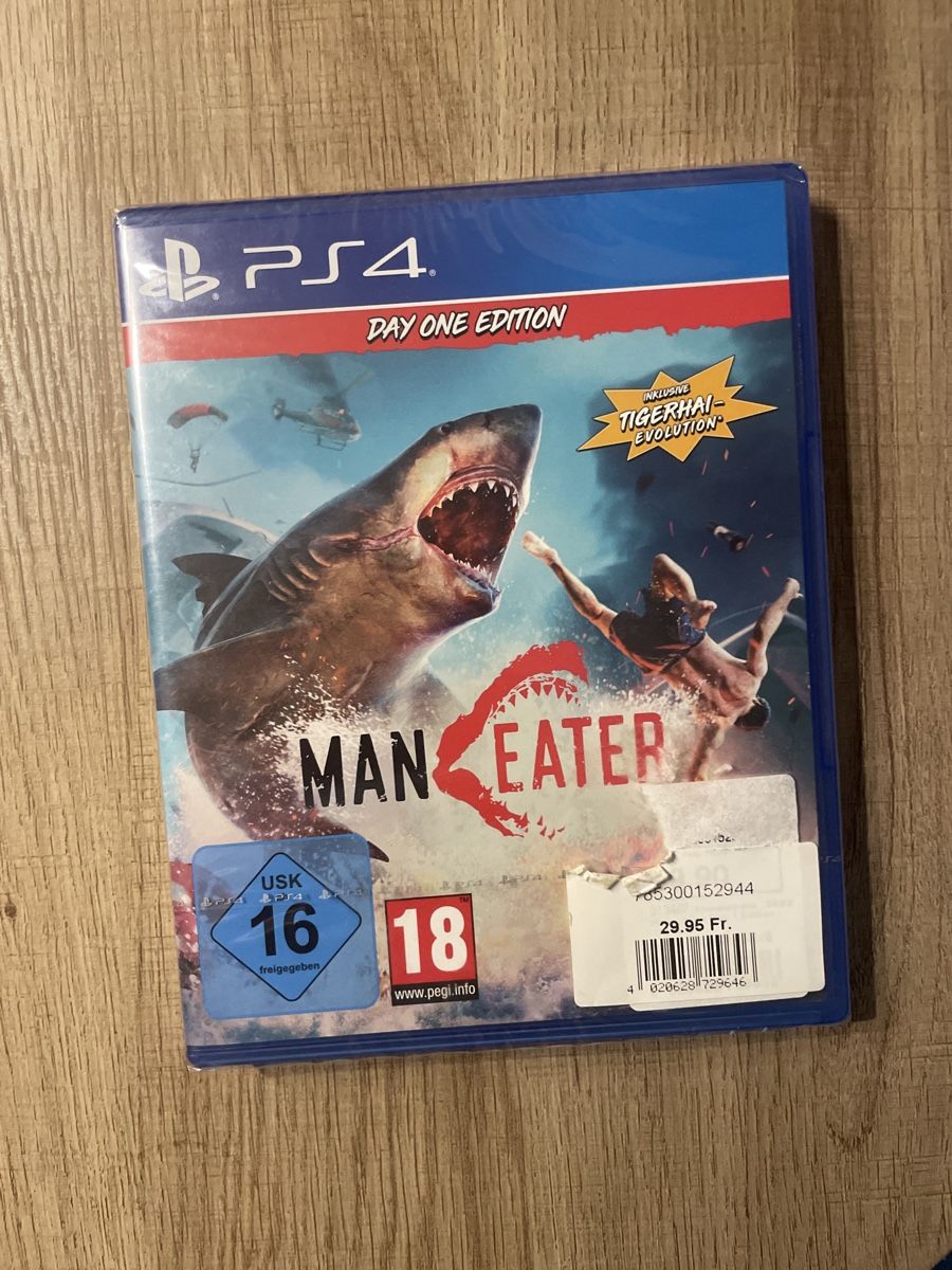 Giochi: Man Eater Ps4 Sealed – Nuovo e nell'imballaggio originale da Hagendorn venduto da masterchieff