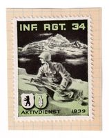 Soldaten Briefmarke