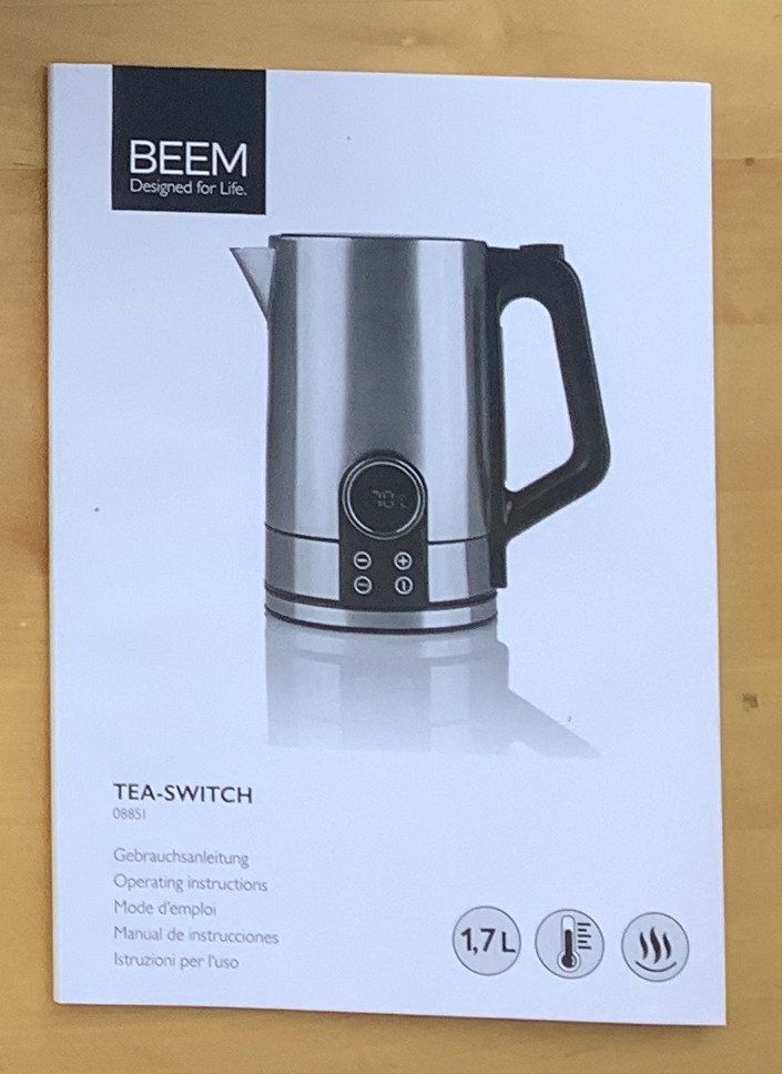 Bollitori: Beem Wasserkocher, Edelstahl, 1.7L, mit Touch-Display – Usato da Biel-Benken BL venduto da teakesj 6